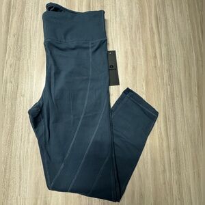 Blue Gray plus size High-Waisted Leggings